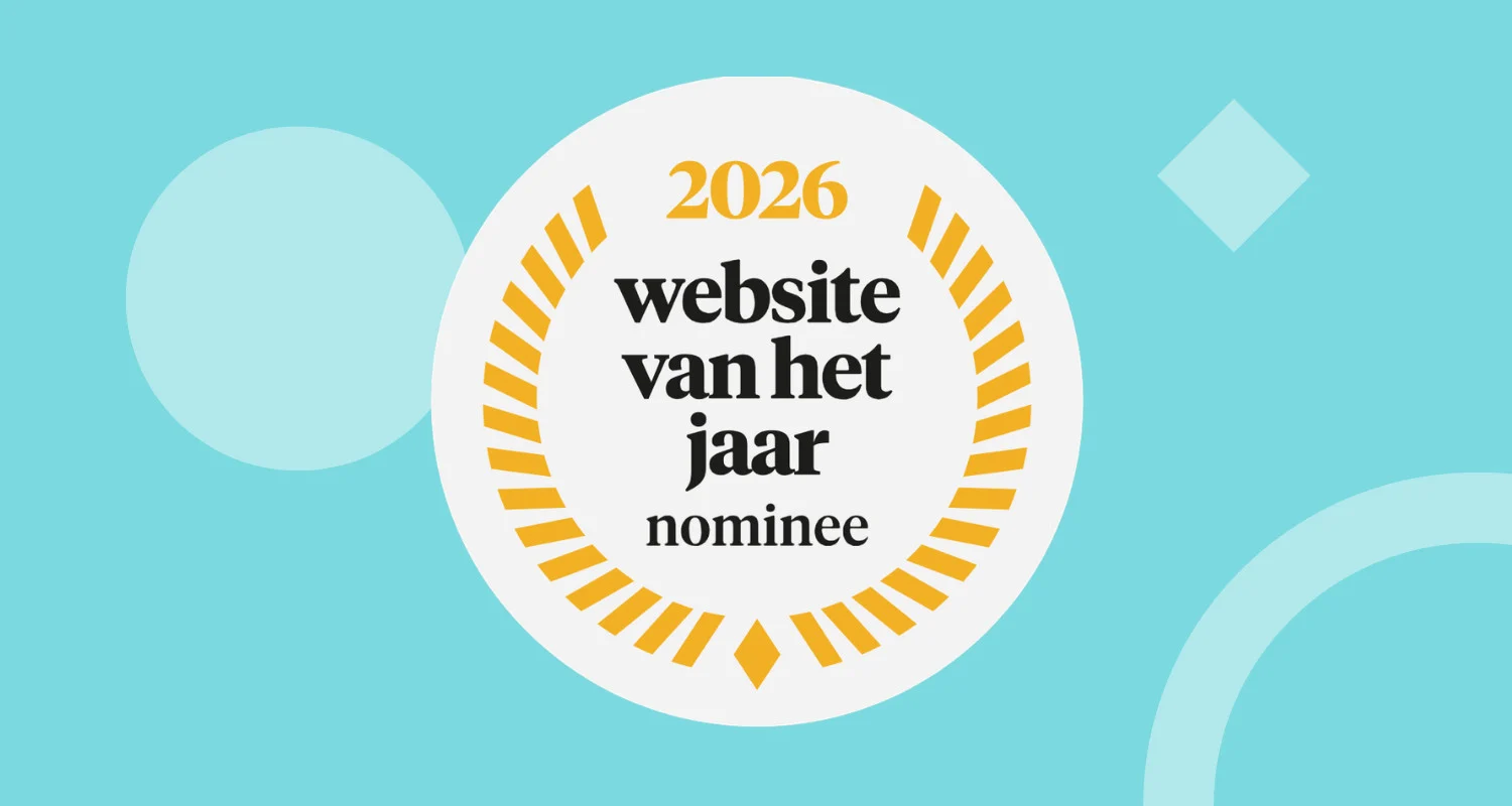 We zijn genomineerd voor de Website van het Jaar!